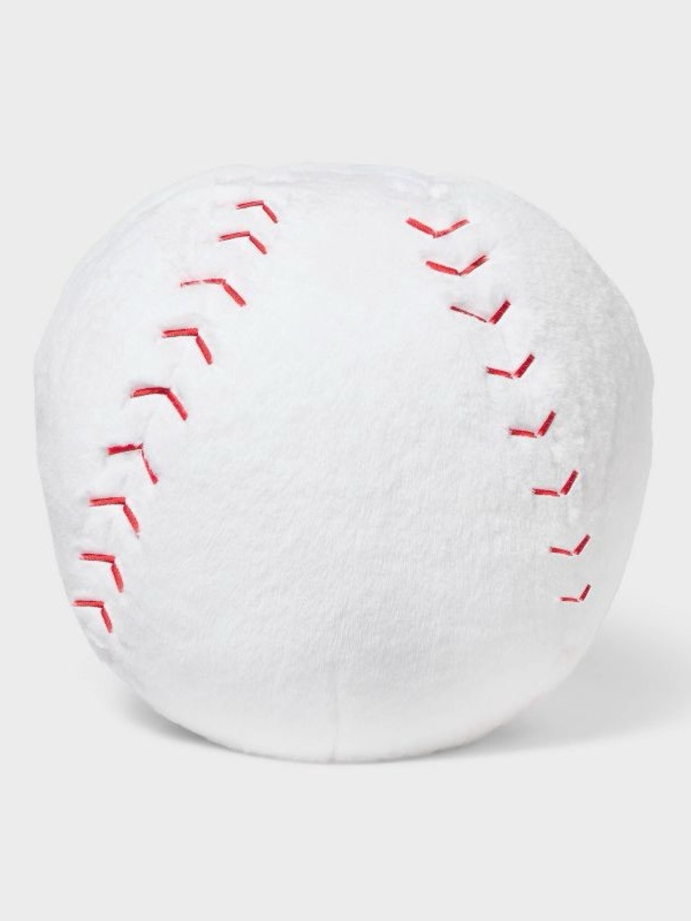 NEW Gigglescape 15” Round White Baseball Plush Pillow